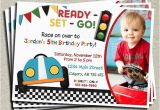 Car themed Birthday Invitations Race Car Birthday Car Birthday and Race Cars On Pinterest
