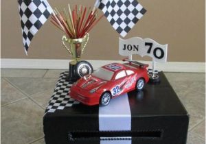 Card Box for Birthday Party Nascar themed Birthday Card Money Box Custom Made