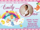 Care Bear Birthday Invitations Personalized Photo Invitations Cmartistry Care Bears