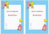 Care Bears Birthday Party Invitations Care Bears Birthday Invitations Birthday Printable