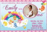 Care Bears Birthday Party Invitations Personalized Photo Invitations Cmartistry Care Bears