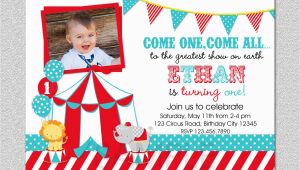 Carnival 1st Birthday Invitations Circus Birthday Invitation 1st Birthday Circus Party