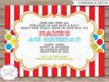 Carnival Birthday Invites 26 Carnival Birthday Invitations Free Psd Vector Eps