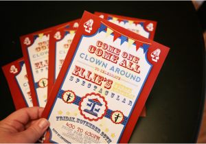 Carnival Birthday Invites Carnival Birthday Party How to Nest for Less