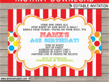 Carnival Birthday Invites Carnival Invitation Template Carnival Invitations