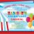 Carnival Birthday Invites Circus Carnival Birthday Invitation Printable or Printed with