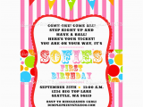 Carnival Birthday Invites Circus Carnival Birthday Printable Invite Dimple Prints Shop