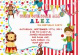 Carnival Birthday Invites Circus Party Invitations Party Invitations Templates
