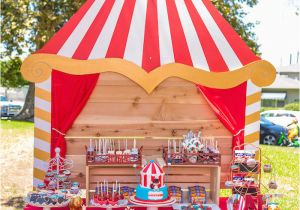 Carnival Birthday Party Decoration Ideas Kara 39 S Party Ideas Circus Big top Birthday Party Kara 39 S