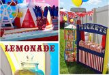 Carnival Decorations for Birthday Party Big top Circus Birthday Party Ideas