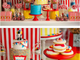 Carnival Decorations for Birthday Party Kara 39 S Party Ideas Circus Carnival Boy Girl 5th Birthday