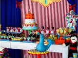 Carnival Decorations for Birthday Party Kara 39 S Party Ideas Circus themed 1st Birthday Party Kara