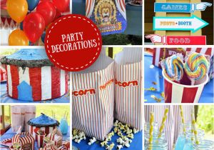 Carnival themed Birthday Party Decorations Carnival Party Ideas Circus Party Ideas at Birthday In A Box