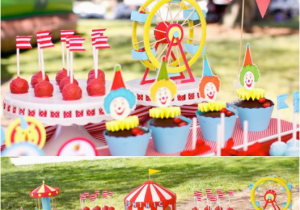 Carnival themed Birthday Party Decorations Circus Big top Carnival themed Party Via Karas Party Ideas