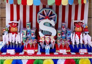 Carnival themed Birthday Party Decorations Colorful Circus Carnival Party Ideas Simonemadeit Com