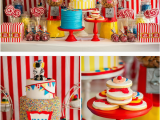 Carnival themed Birthday Party Decorations Kara 39 S Party Ideas Circus Carnival Boy Girl 5th Birthday