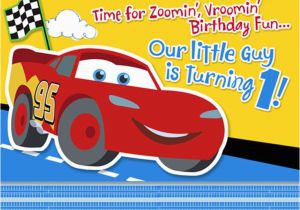 Cars 1st Birthday Invitations 17 Best Images About Cars Birthday On Pinterest Cars