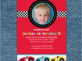 Cars 1st Birthday Invitations Race Car Birthday Invitation Printable Boy 1st Birthday