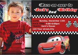 Cars 1st Birthday Invitations Sample Cars Birthday Invitation orderecigsjuice Info