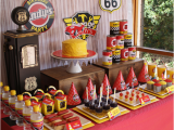 Cars 2 Birthday Party Decorations Kara 39 S Party Ideas Vintage Rustic Race Car Mcqueen Cars