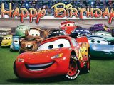 Cars 3 Happy Birthday Banner Disney Cars Birthday Banner