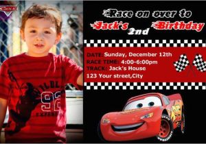 Cars First Birthday Invitations Birthday Cards Invitation Template Cars Disney