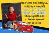 Cars First Birthday Invitations Disney Car 39 S 1st Birthday Invitation or Thank by