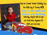 Cars First Birthday Invitations Disney Car 39 S 1st Birthday Invitation or Thank by