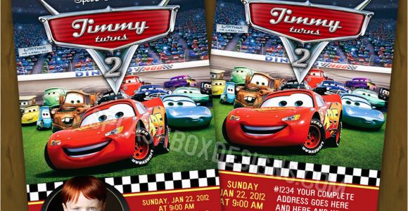 Cars First Birthday Invitations Invite Disney Cars Clipart Clipart Suggest