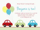 Cars themed Birthday Invitations Car Birthday Party Paloma Paper Designs