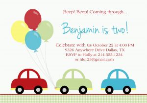 Cars themed Birthday Invitations Car Birthday Party Paloma Paper Designs