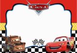 Cars themed Birthday Invitations Cars Invitation Templates Free and Printable