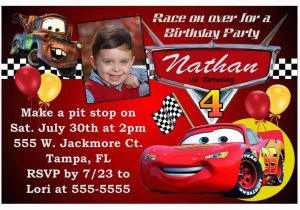 Cars themed Birthday Invitations Free Printable Birthday Invitations Cars theme Kids