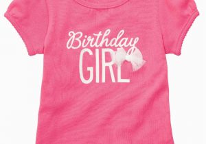 Carter S Birthday Girl Shirt Carter 39 S Infant Girl S T Shirt Birthday Girl Short Sleeve