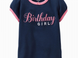 Carter S Birthday Girl Shirt Super Cute Carter 39 S Baby Girls 39 Birthday Tee Baby