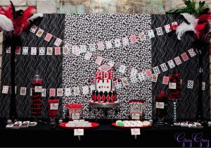 Casino Birthday Decorations Greygrey Designs My Parties Casino 40th Birthday Party