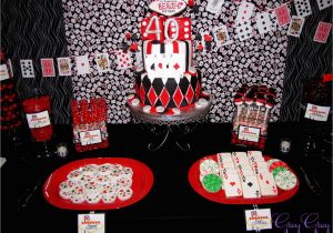 Casino Birthday Decorations Greygrey Designs My Parties Casino 40th Birthday Party