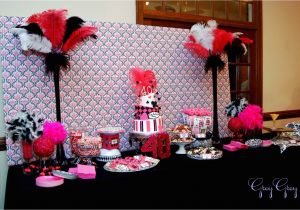 Casino Birthday Decorations Greygrey Designs My Parties Hot Pink Glamorous Casino