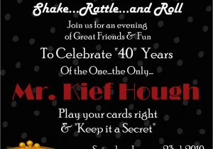 Casino themed Birthday Invitations Casino Digital Birthday Invitation