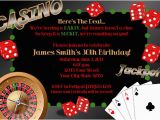 Casino themed Birthday Party Invitations Grown Up Invitations Baby Shower Invitations Cheap