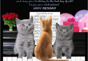Cat Birthday E Card Cats Birthday Boogie Free Funny Birthday Wishes Ecards