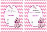 Cat Birthday Invitations Printables Cat Lovers Birthday Invitations Birthday Printable