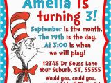 Cat In the Hat 1st Birthday Invitations Dr Seuss Cat In the Hat Invitation Printable 5×7