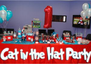 Cat In the Hat Birthday Decorations Cat In the Hat Birthday Party Ideas Dre 39 Lon 39 S 1st