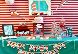 Cat In the Hat Birthday Decorations Dr Seuss Party Ideas A to Zebra Celebrations