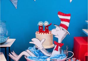 Cat In the Hat Birthday Decorations Kara 39 S Party Ideas Cat In the Hat themed Birthday Party