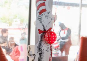 Cat In the Hat Birthday Decorations Kara 39 S Party Ideas Cat In the Hat themed Birthday Party