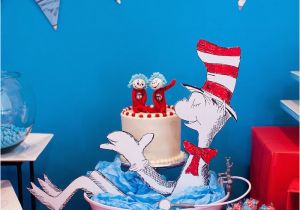 Cat In the Hat Birthday Party Decorations Kara 39 S Party Ideas Cat In the Hat themed Birthday Party