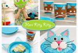 Cat themed Birthday Party Decorations Cat themed Birthday Party Living Locurto