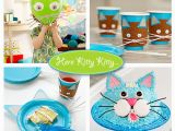 Cat themed Birthday Party Decorations Cat themed Birthday Party Living Locurto